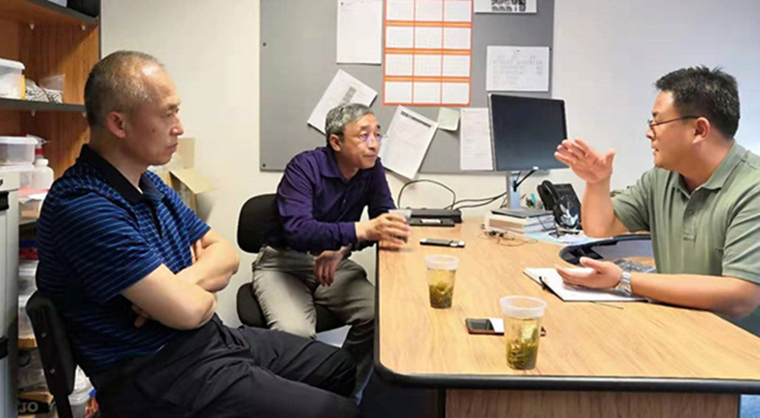 与杨非博士交流